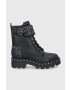 Guess Кубинки дамски в черно с платформа - Pepit.bg