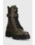 Guess Кубинки Madox в зелено с платформа - Pepit.bg