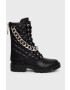 Guess Кубинки Riplei в черно с платформа FL7RPL LEA10 - Pepit.bg