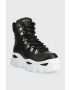 Guess Кубинки Sellen в черно с равна подметка FL5SLL ELE12 BLACK - Pepit.bg