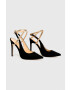 Guess Обувки с висок ток Amazie в черно FL5AMZ SUE03 BLACK - Pepit.bg