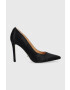 Guess Обувки с висок ток Silks в черно FL5SLK SAT08 BLACK - Pepit.bg