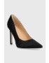 Guess Обувки с висок ток Silks в черно FL5SLK SAT08 BLACK - Pepit.bg