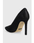 Guess Обувки с висок ток Silks в черно FL5SLK SAT08 BLACK - Pepit.bg