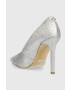 Guess Обувки с висок ток Silks в сребристо FL5SLK SAT08 SILVE - Pepit.bg