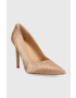 Guess Обувки с висок ток Silks в бежово FL5SLK SAT08 NUDE - Pepit.bg