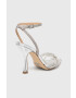 Guess Обувки с висок ток Syena2 в сребристо FL5S2N SAT03 SILVE - Pepit.bg