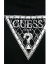 Guess Памучен суичър в черно с апликация - Pepit.bg