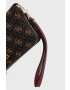 Guess Портфейл дамски в кафяво - Pepit.bg