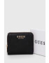 Guess Портфейл дамски в черно - Pepit.bg