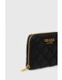 Guess Портфейл дамски в черно - Pepit.bg