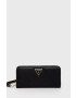 Guess Портфейл дамски в черно - Pepit.bg