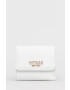 Guess Портфейл дамски в бяло - Pepit.bg