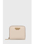 Guess Портфейл дамски в бежово - Pepit.bg