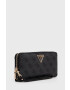 Guess Портфейл дамски в черно - Pepit.bg