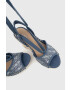 Guess Сандали HALONA В синьо със скосена платформа - Pepit.bg