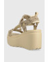 Guess Сандали OCILIA в бежово с платформа - Pepit.bg