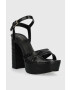 Guess Сандали ZELINA в черно FL6ZLI PEL03 - Pepit.bg