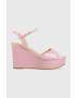 Guess Сандали ZIONE в розово FL6ZON PAF04 - Pepit.bg