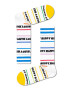 Happy Socks Чорапи мъжки в бяло - Pepit.bg