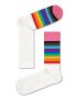 Happy Socks Чорапи мъжки в бяло - Pepit.bg