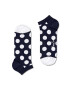 Happy Socks Чорапи Big Dot Low Sock в тъмносиньо - Pepit.bg