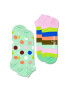 Happy Socks Чорапи Big Dot Stripe Low (2 чифта) - Pepit.bg