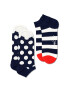 Happy Socks Чорапи Big Dot Stripe Low (2 чифта) - Pepit.bg