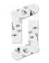 Happy Socks Чорапи Black And White (4 чифта) дамски - Pepit.bg