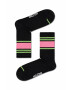 Happy Socks Чорапи Blocked Stripe в черно - Pepit.bg