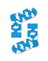 Happy Socks Чорапи Cloudy Half Crew - Pepit.bg