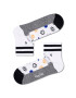Happy Socks Чорапи Ctrl Alt Del 1/4 мъжки в бяло - Pepit.bg
