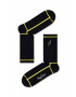 Happy Socks Чорапи Flash в черно - Pepit.bg