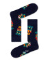 Happy Socks Чорапи Healthy Glow мъжки в черно - Pepit.bg