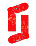 Happy Socks Чорапи мъжки в червено - Pepit.bg