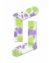 Happy Socks Чорапи Light Purple Est 2008 - Pepit.bg