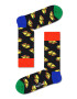 Happy Socks Чорапи Love Sandwich дамски в черно - Pepit.bg