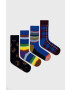 Happy Socks Чорапи Navy Socks Gift Set (4 чифта) - Pepit.bg