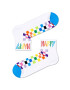 Happy Socks Чорапи Rainbow Check 1/4 Crew - Pepit.bg