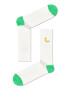 Happy Socks Чорапи Ribbed Embroidery Banana - Pepit.bg