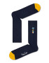 Happy Socks Чорапи Ribbed Embroidery Fish - Pepit.bg