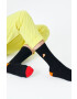 Happy Socks Чорапи Ribbed Embroidery Pizza - Pepit.bg