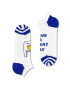 Happy Socks Чорапи Souvenir Low Sock в бяло - Pepit.bg