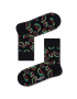 Happy Socks Чорапи Watermelon Half Crew мъжки в черно - Pepit.bg