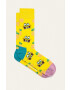 Happy Socks Чорапки Fineapple Suprise x Sponge Bob - Pepit.bg