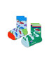 Happy Socks Детски чорапи Kids Car (2 чифта) в синьо - Pepit.bg