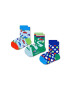 Happy Socks Детски чорапи Kids Car (3 чифта) в синьо - Pepit.bg