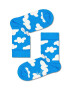 Happy Socks Детски чорапи Kids Cloudy в синьо - Pepit.bg
