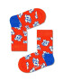 Happy Socks Детски чорапи Kids Dog в червено - Pepit.bg