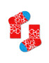 Happy Socks Детски чорапи Kids Hearts в червено - Pepit.bg